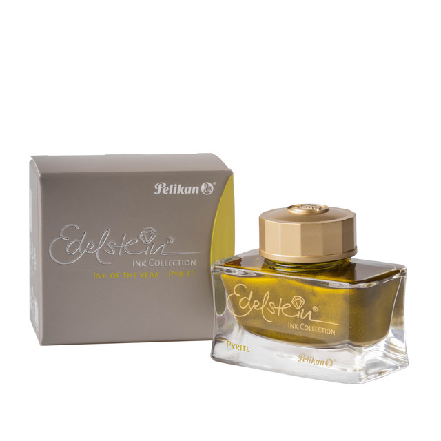 Pelikan Edelstein Ink of the Year 2026 : Pyrite Bottle Ink