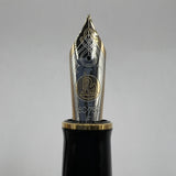 Pelikan Souveran Renaissance Brown M1000 Fountain Pen -  Very Flexible Fine 18kt Gold Nib