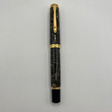 Pelikan Souveran Renaissance Brown M1000 Fountain Pen -  Very Flexible Fine 18kt Gold Nib