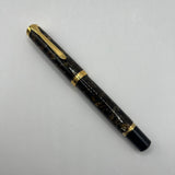 Pelikan Souveran Renaissance Brown M1000 Fountain Pen -  Very Flexible Fine 18kt Gold Nib