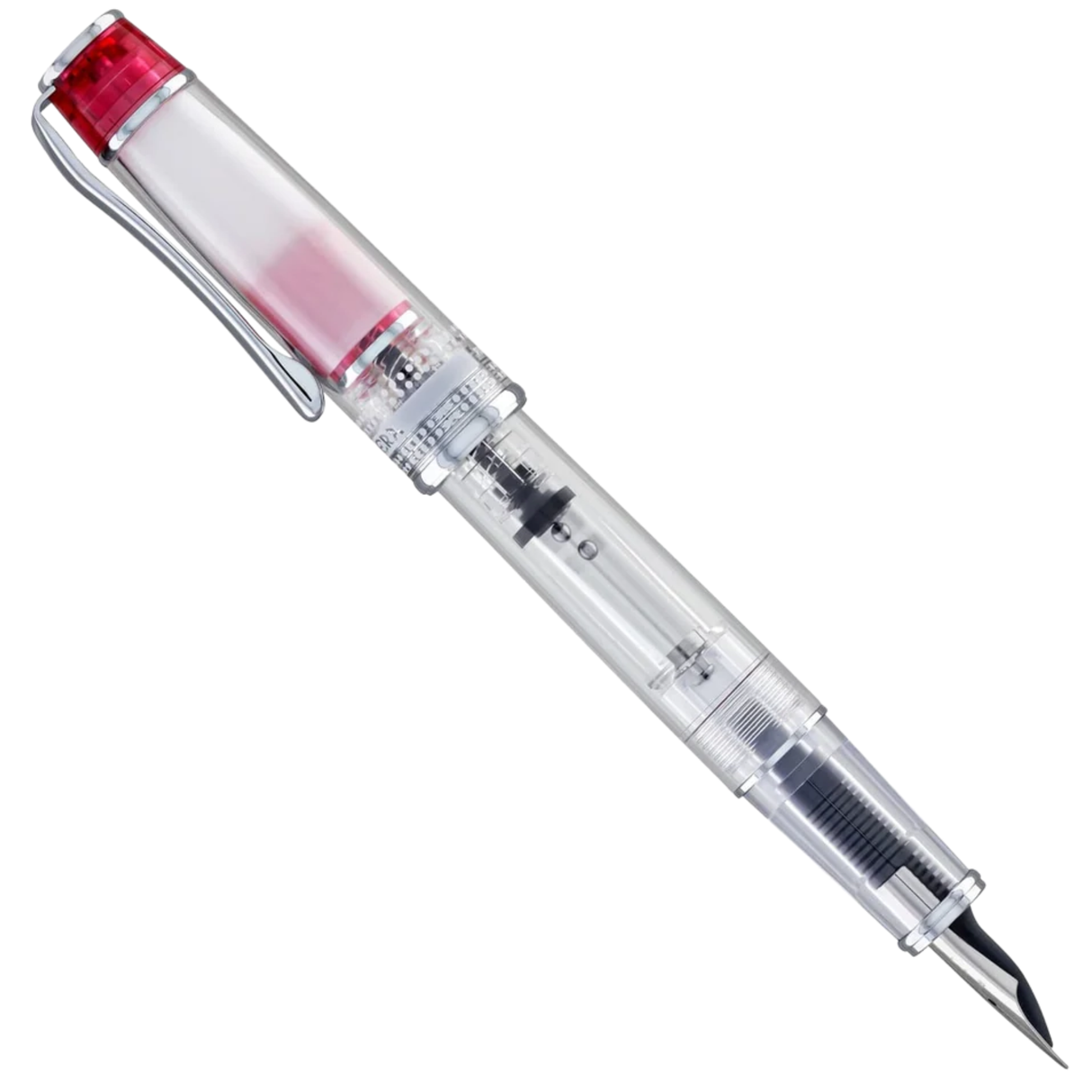 Pilot Prera Red & Clear Fountain Pen Collection