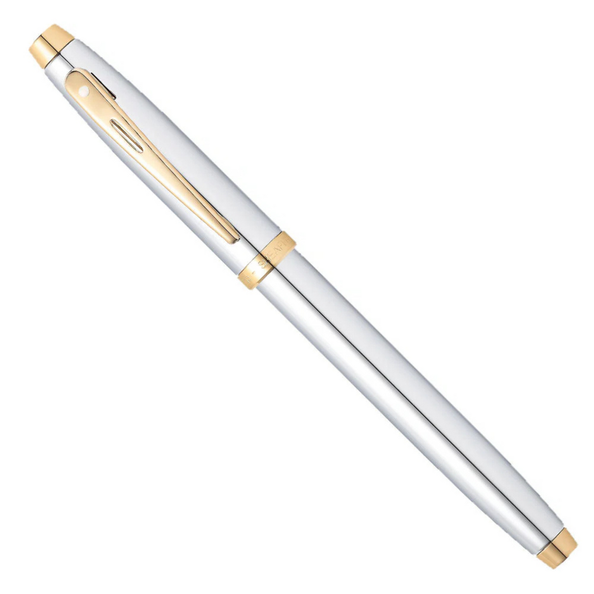 Sheaffer® 100 Chrome with Gold Trims Rollerball Pen