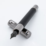 Monteverde USA® Ritma Anodized Black Fountain Pen  w/ JoWo Nib