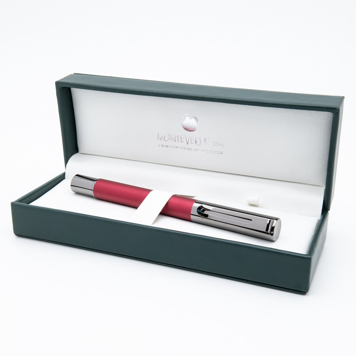 Monteverde USA® Ritma Anodized Red Fountain Pen w/ JoWo Nib