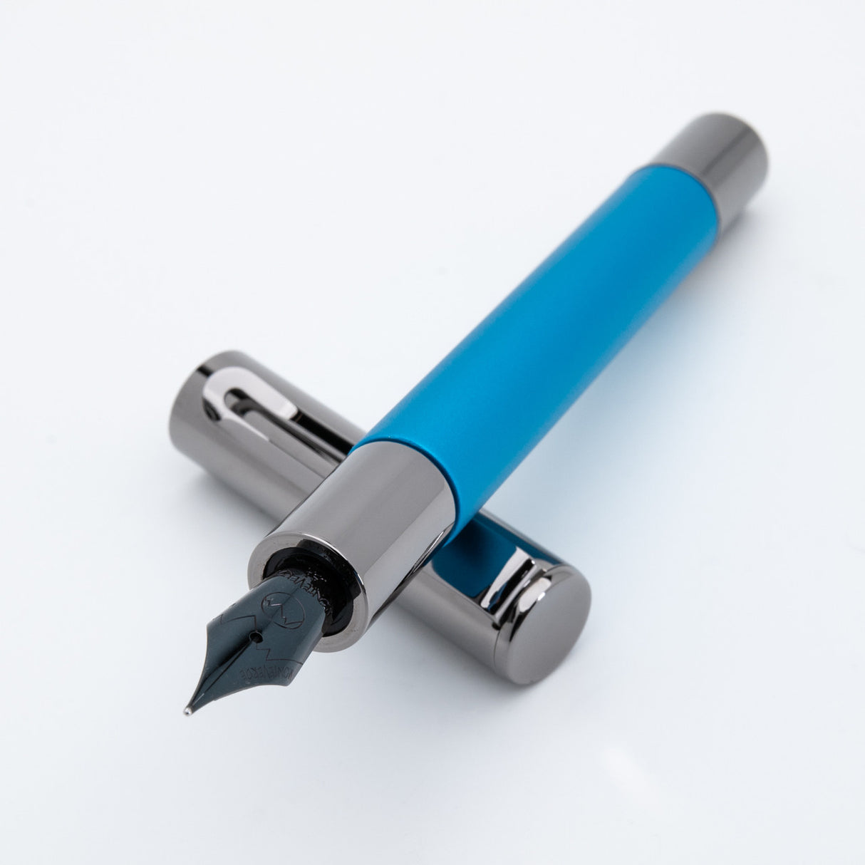 Monteverde USA® Ritma Anodized Turquoise Fountain Pen w/ JoWo Nib