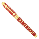 S.T. Dupont Line D Eternity x Richard Orlinski “Kong” Red & Gold Fountain Pen Collection