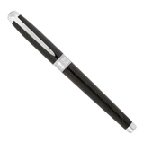 S.T. Dupont Mane Guilloche Line D Eternity Large Black & Palladium Rollerball Pen Collection