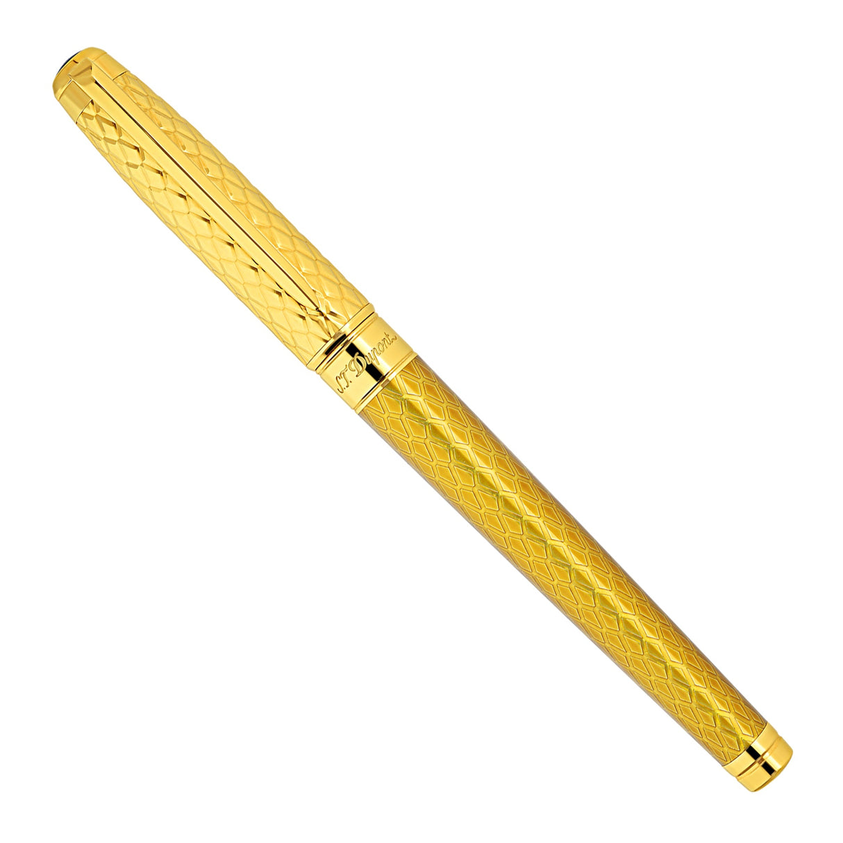 S.T. Dupont Line D Eternity Honey & Gold - Fountain Pen (14kt Gold Nib)