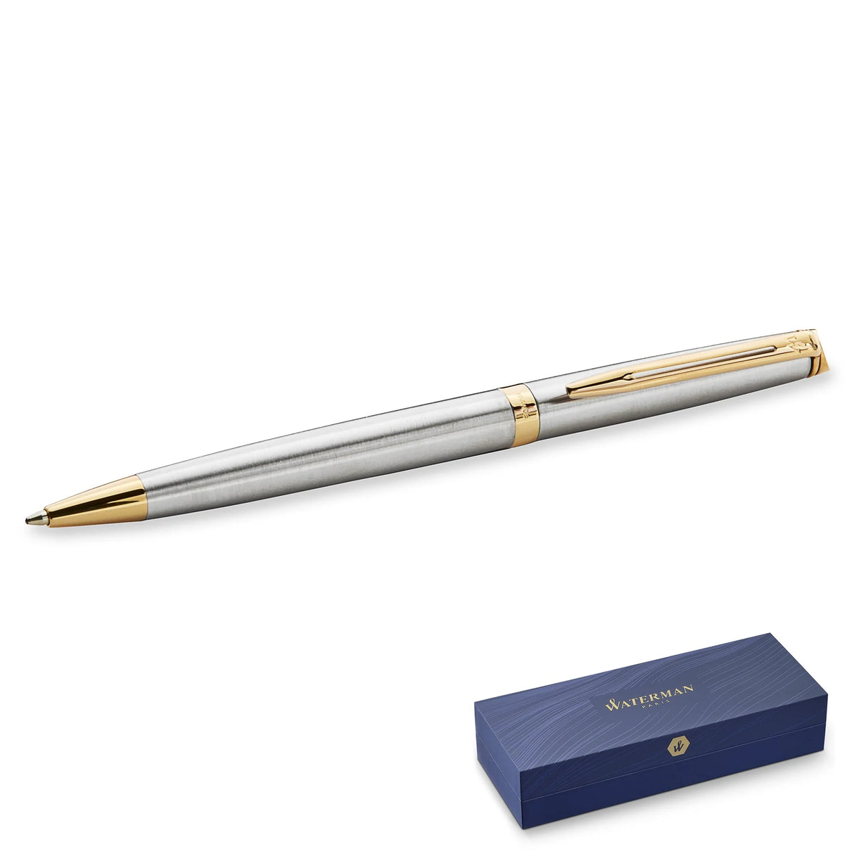Waterman Hémisphère Stainless Gold Trim - Ballpoint