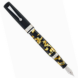 OMAS Paragon Fountain Pen Black Lucens Silver Trim