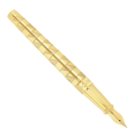 S.T. Dupont Monogram 1872 Eternity L Gold Fountain Pen