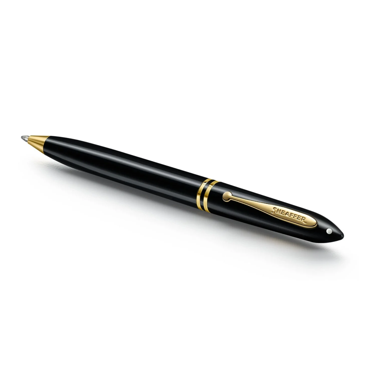 Sheaffer Balance III E893 Glossy Black and Gold Trims Ballpoint Collection