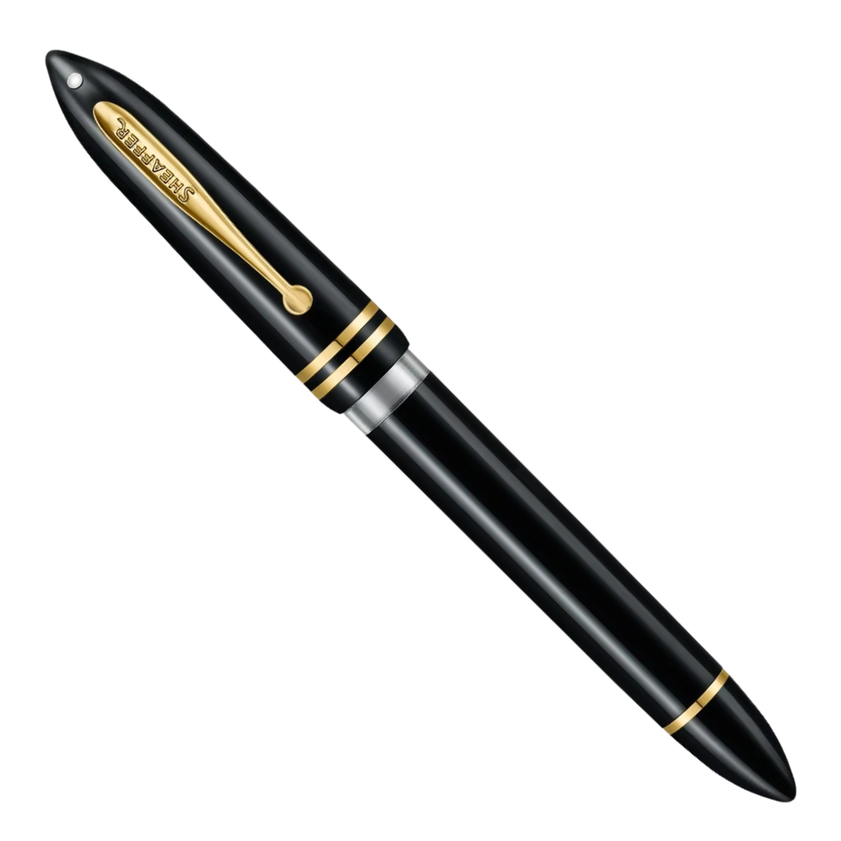 Sheaffer Balance III E893 Glossy Black and Gold Trims Fountain Pen Collection