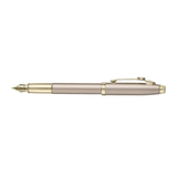 Sheaffer 100 Emily in Paris 9377 Champagne Gold Fountain Pen with Champagne Gold Trims and Bow-Shaped Clip Emblem Fountain Pen