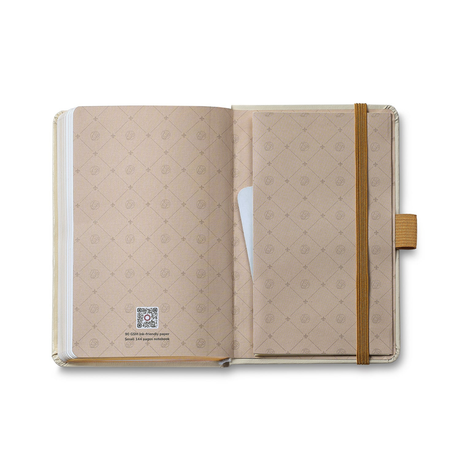 Sheaffer 100 Emily in Paris 9377 Champagne Gold Ballpoint Pen with Champagne Gold Trim and Hardbound Small Notebook - Gift Set