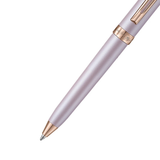 Sheaffe Emily in Paris Prelude Mini 9810 Pastel Pink Ballpoint Pen with Swarovski Crystal and Full-Grain Leather Credit Card Holder Gift Set