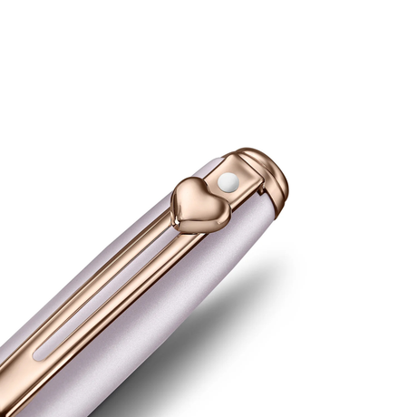 Sheaffer Emily in Paris Prelude Mini 9810 Pastel Pink and PVD Rose Gold Trims with Heart Emblem and Swarovski Crystal Ballpoint