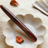 Wancher Dream Pen Tamesukashi Toumei - Kiei Holly Olive Fountain Pen