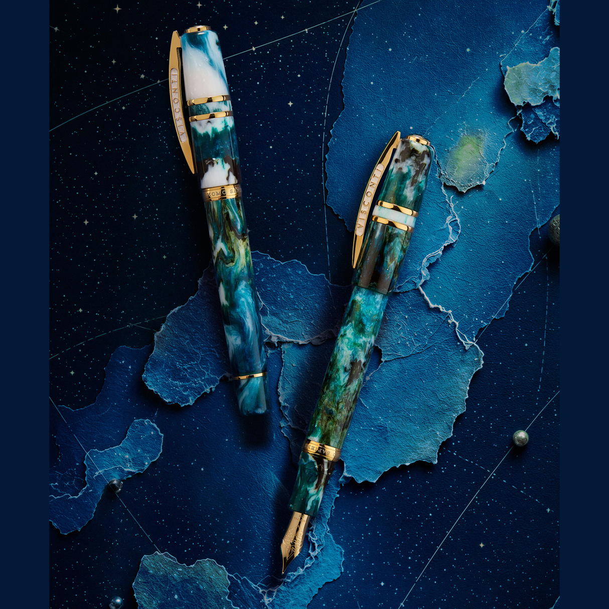 Visconti Homo Sapiens Nebula Eagle Limited Edition Fountain Pen Collection