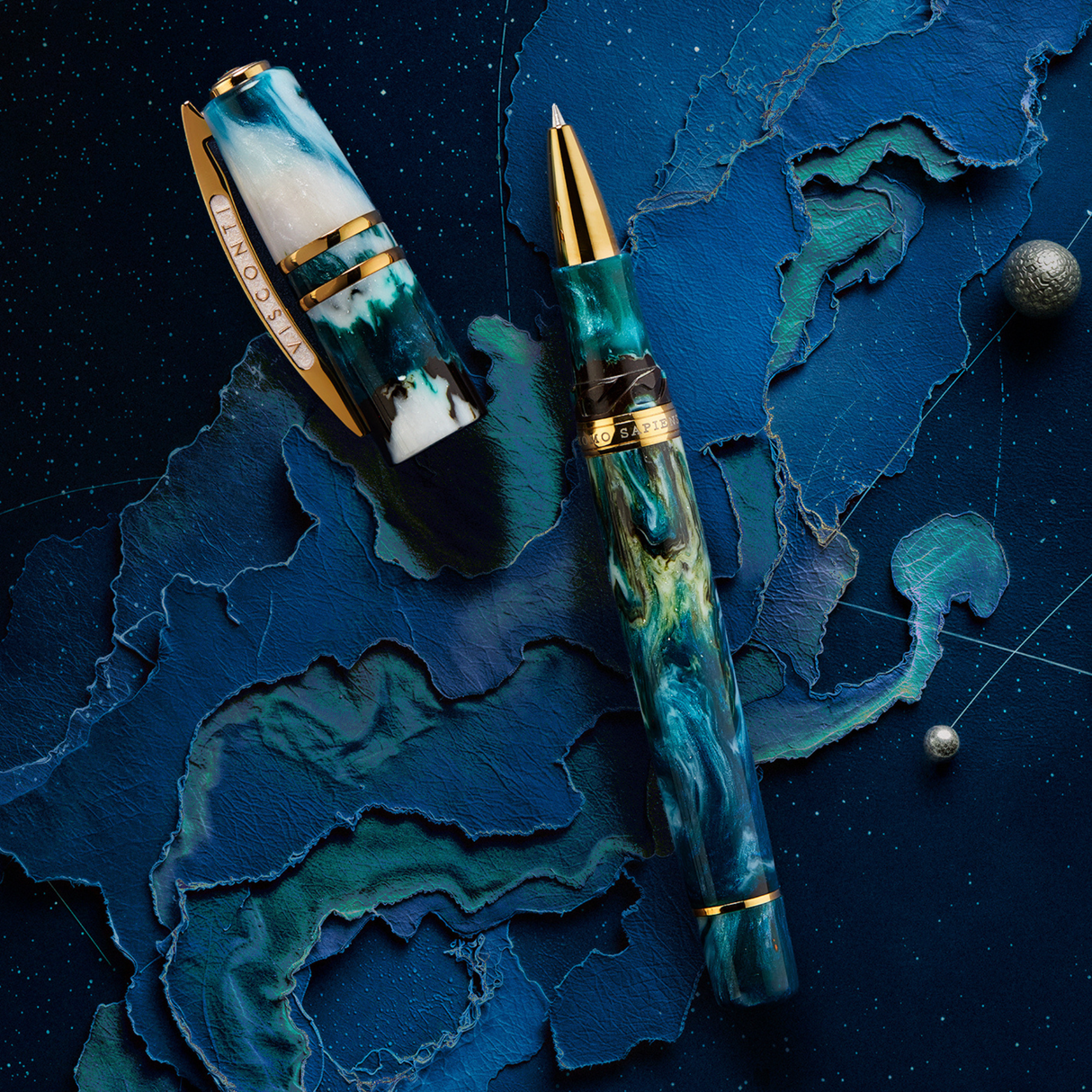 Visconti Homo Sapiens Nebula Eagle Limited Edition Rollerball Pen Collection
