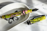 Visconti Voyager Mariposa Malachite with PVD Black Trims Limited Edition  - Fountain Pen