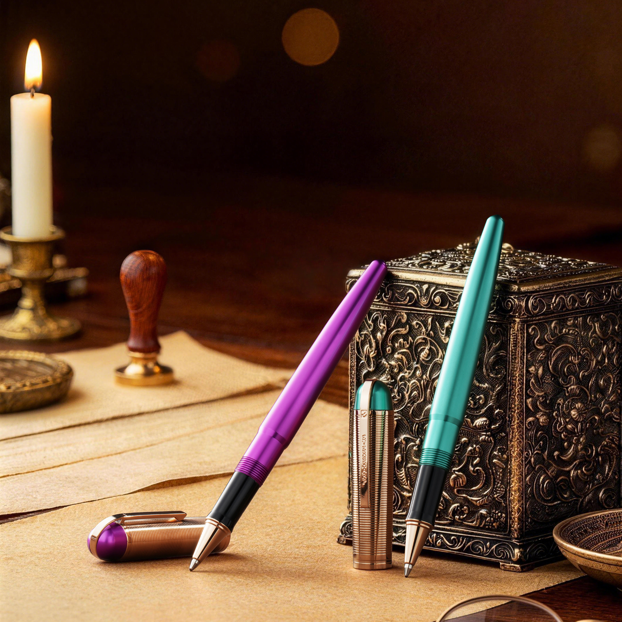 Wahl-Eversharp Skyline Royal Purple and Emerald Collection
