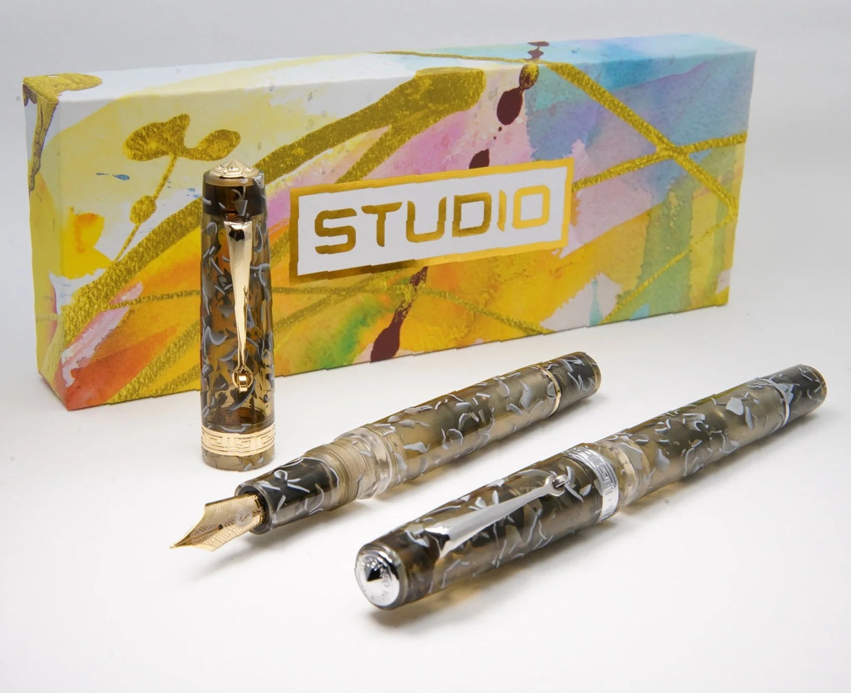 ASC Studio Green Guatemala Gold Trim - Fountain Pen