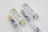 ASC Studio White Guatemala Rhodium Trim - Fountain Pen