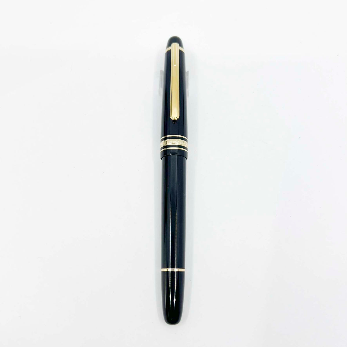 Montblanc Meisterstuck Black Resin #145 (Chopin) Classique Gold-Plated Trim Fountain  Pen - Fine 14kt Kt Gold Nib