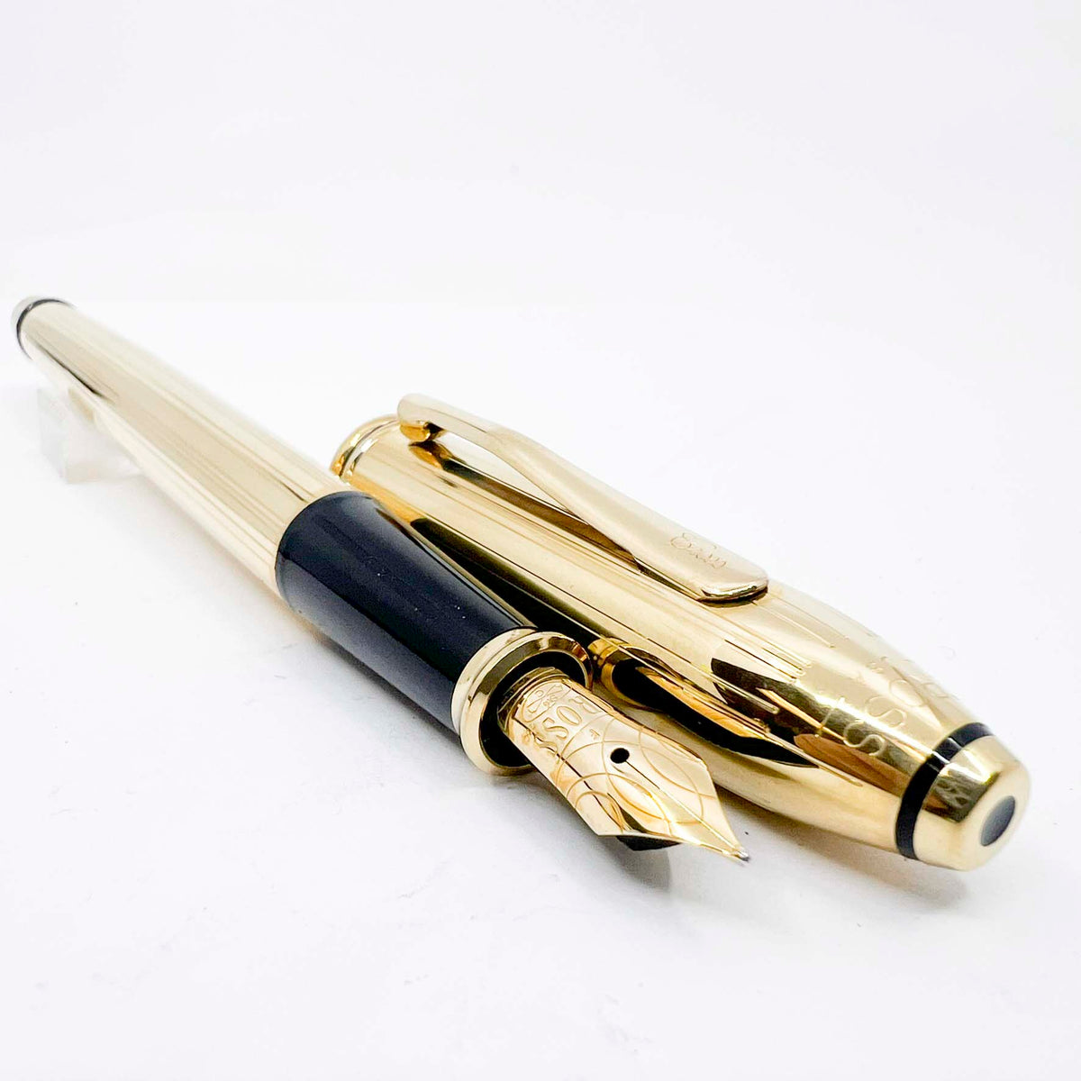 Cross Townsend 18kt Gold-Filled Fountain Pen - Made in USA - Fine 18kt Gold  Nib