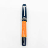 Delta  Original DolceVita Mid-Size,  .925 Sterling Silver Trim Fountain Pen -  Broad 18kt Gold Nib