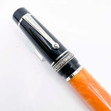 Delta  Original DolceVita Mid-Size,  .925 Sterling Silver Trim Fountain Pen -  Broad 18kt Gold Nib
