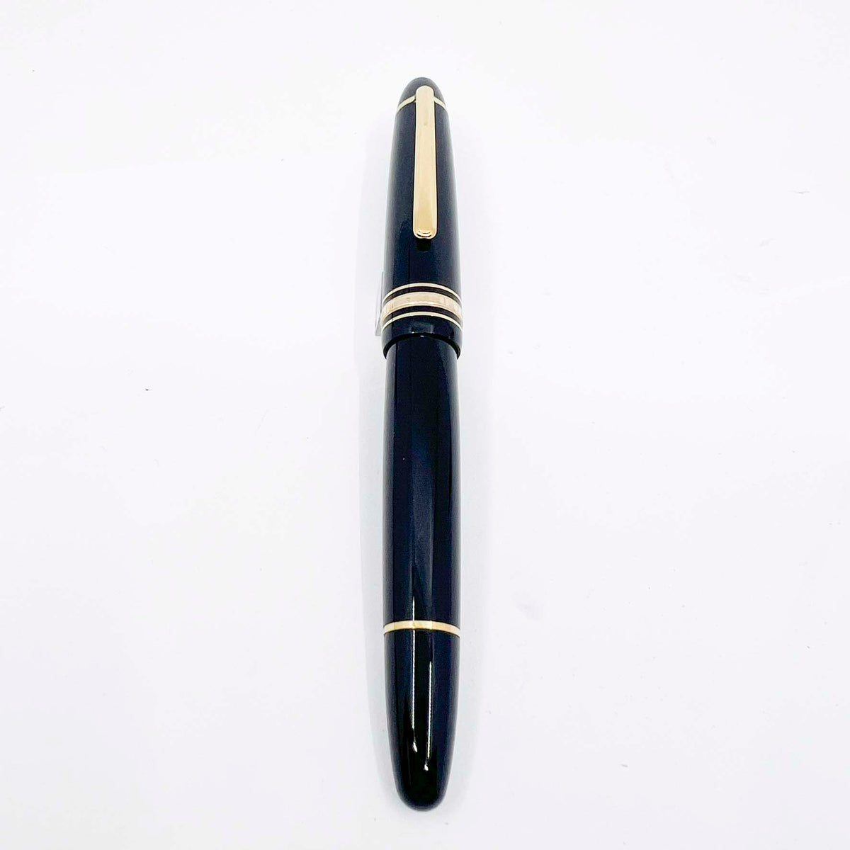 Montblanc Meisterstuck Black Resin #146 LeGrand Fountain Pen  - Extra Fine 14kt  Gold Nib