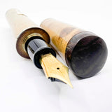 Sailor Susutake Smoked Bamboo Fountain Pen - Fine 21kt Gold Nib