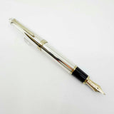 Sailor 1911L Large Sterling Silver Fountain  Pen - Broad 21kt Gold Nib