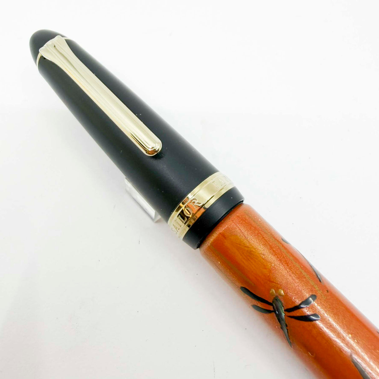 Sailor Negoro Nuri Red Meteor FP5 Long Bodied Dragonfly Fountain Pen  - Naginata Cross Emperor 21kt Gold Nib!! RARE!