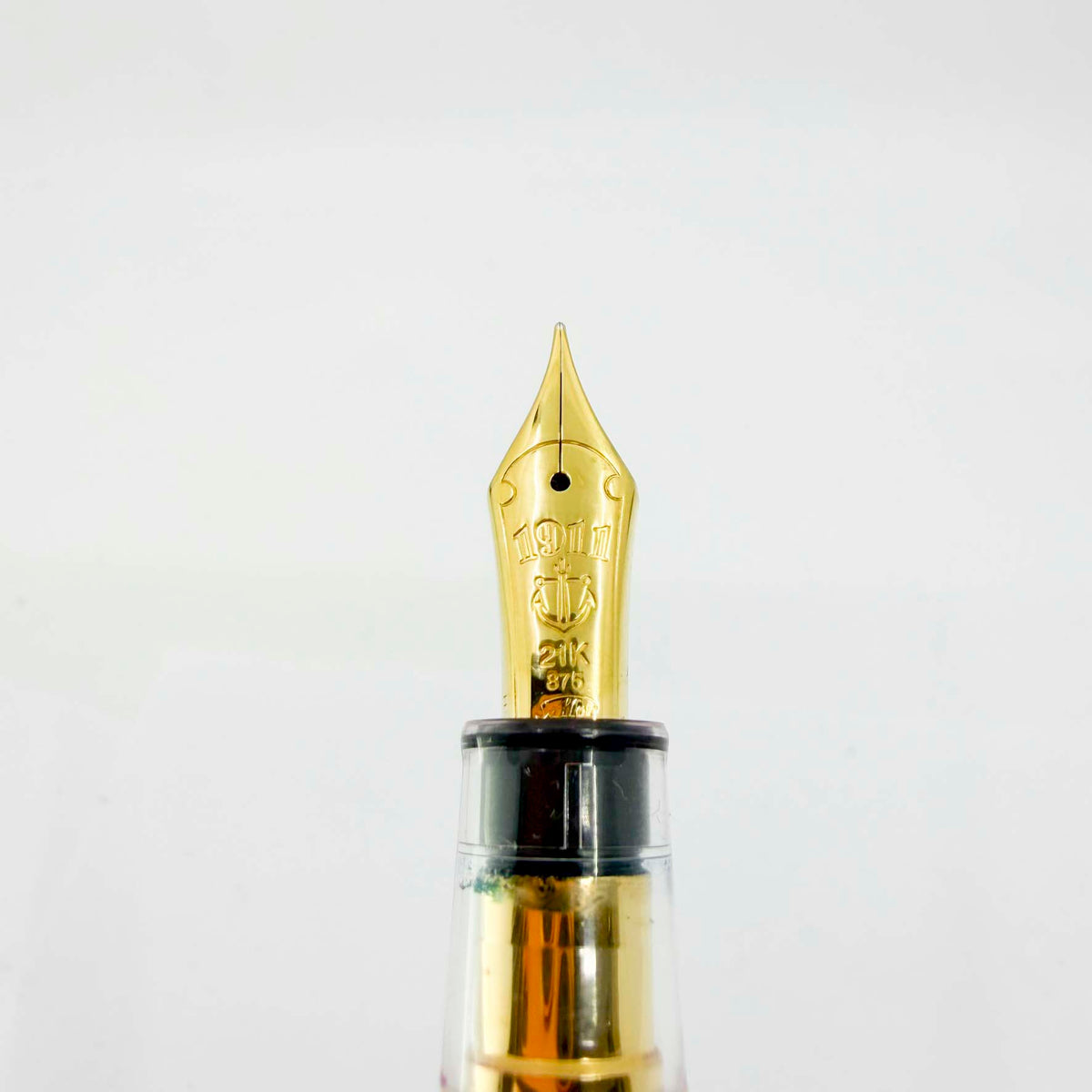 Sailor 1911L Large Transparent Demonstrator Fountain  Pen - Medium 21kt Gold Nib