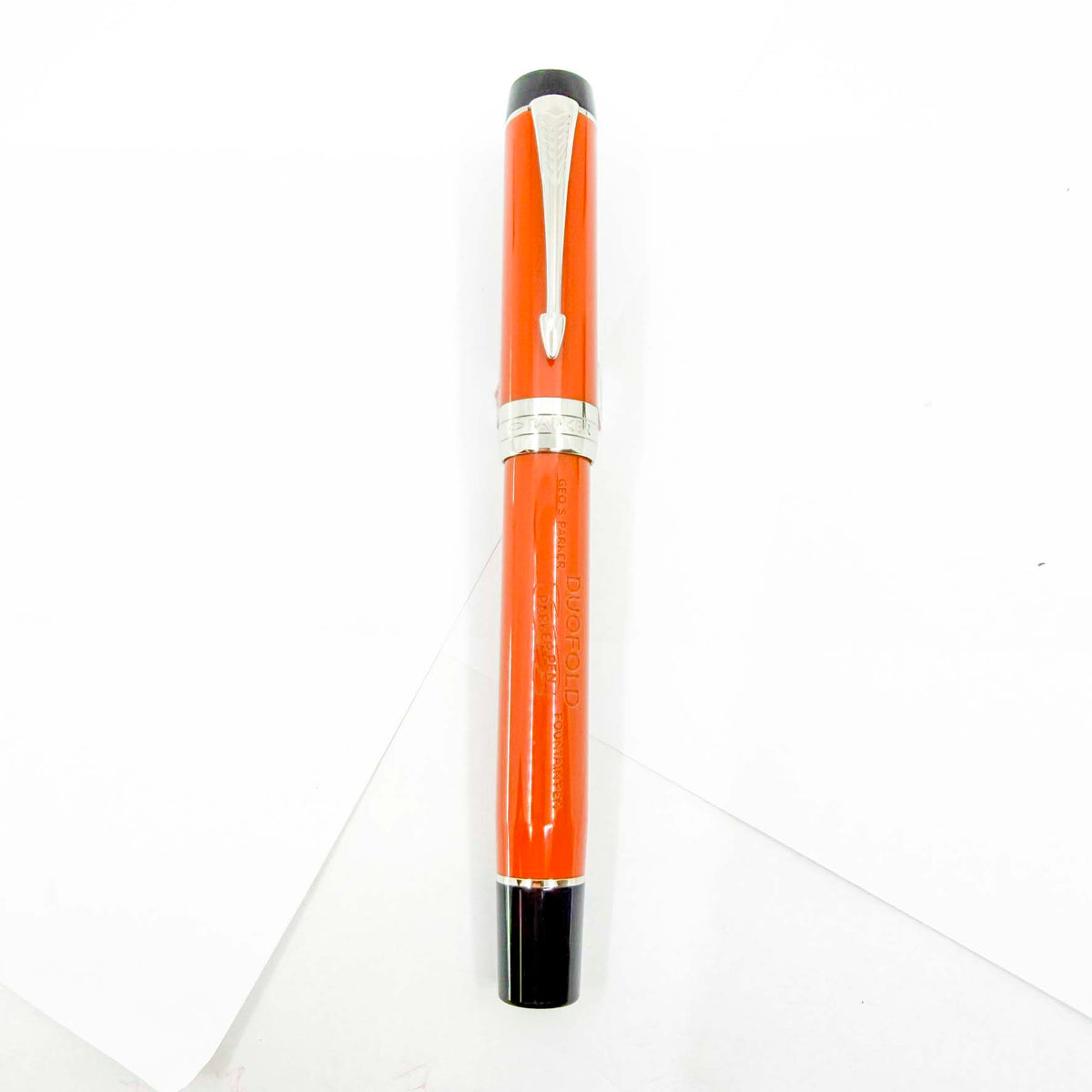 Parker Duofold "Big Red Vintage" Centennial Fountain Pen - Medium 18kt Gold Nib