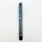 Visconti Ripple Silver Metallic Blue Limited Edition Fountain Pen - Medium 18kt Gold Nib