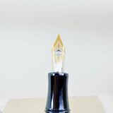 Visconti Ripple Silver Metallic Blue Limited Edition Fountain Pen - Medium 18kt Gold Nib