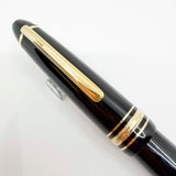 Montblanc #147 Traveler Black Resin LeGrand Meisterstuck Fountain Pen - Fine 14kt Gold Nib - CARTRIDGE FILL ONLY
