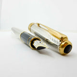 Parker Sonnet Fougere Sterling Silver Fountain Pen - Fine 18kt Gold Nib