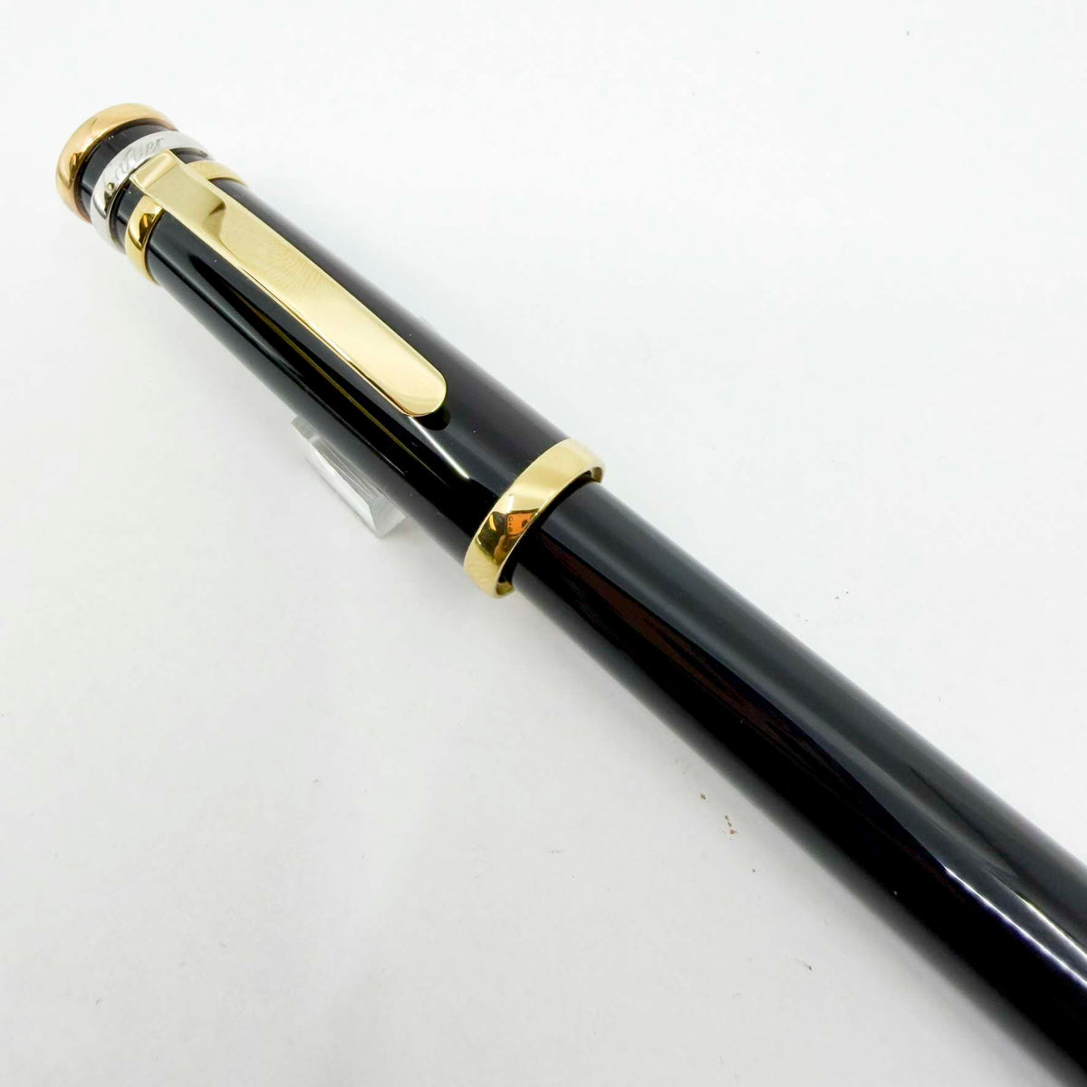 Cartier Black Trinity Fountain Pen - Fine 18kt Gold Nib