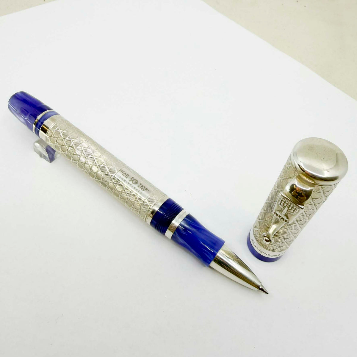 Montegrappa Israel 50th Anniversary Exquisite Sterling Silver Limited Edition Rollerball Pen
