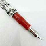 OMAS Jerusalem 3000 Limited Edition Sterling Silver Fountain Pen (1996) - Broad 18kt Gold Nib
