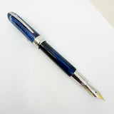 Visconti Early Van Gogh Maxi Ocean Blue Fountain Pen - Large Medium 14kt Gold Nib