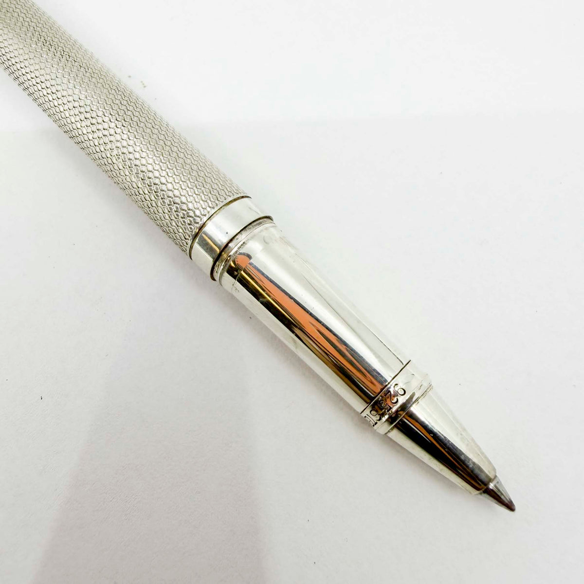 Yard-O-Led Sterling Silver Viceroy Standard Barleycorn Rollerball Pen
