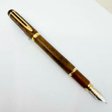 Waterman Man 100 Briarwood  Fountain Pen - Fine 18kt Gold Nib