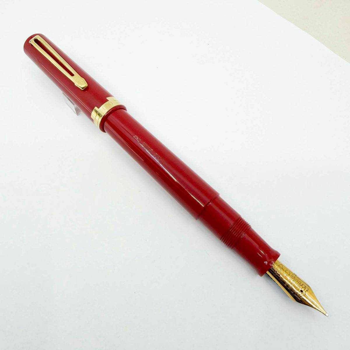 OMAS Jerusalem 3000 Red Terracotta Vegetal Resin Special Edition Fountain Pen  - Medium 18kt Gold Nib