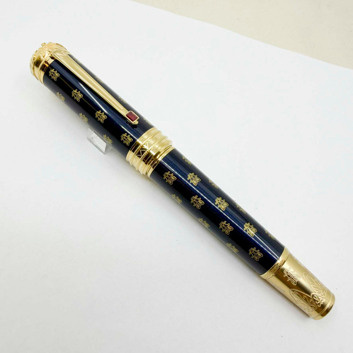 Montblanc 2021 Homage to Napoleon Bonaparte Patron of Arts 4810 Limited Edition Fountain Pen - Broad 18kt Gold Nib - No Original Box